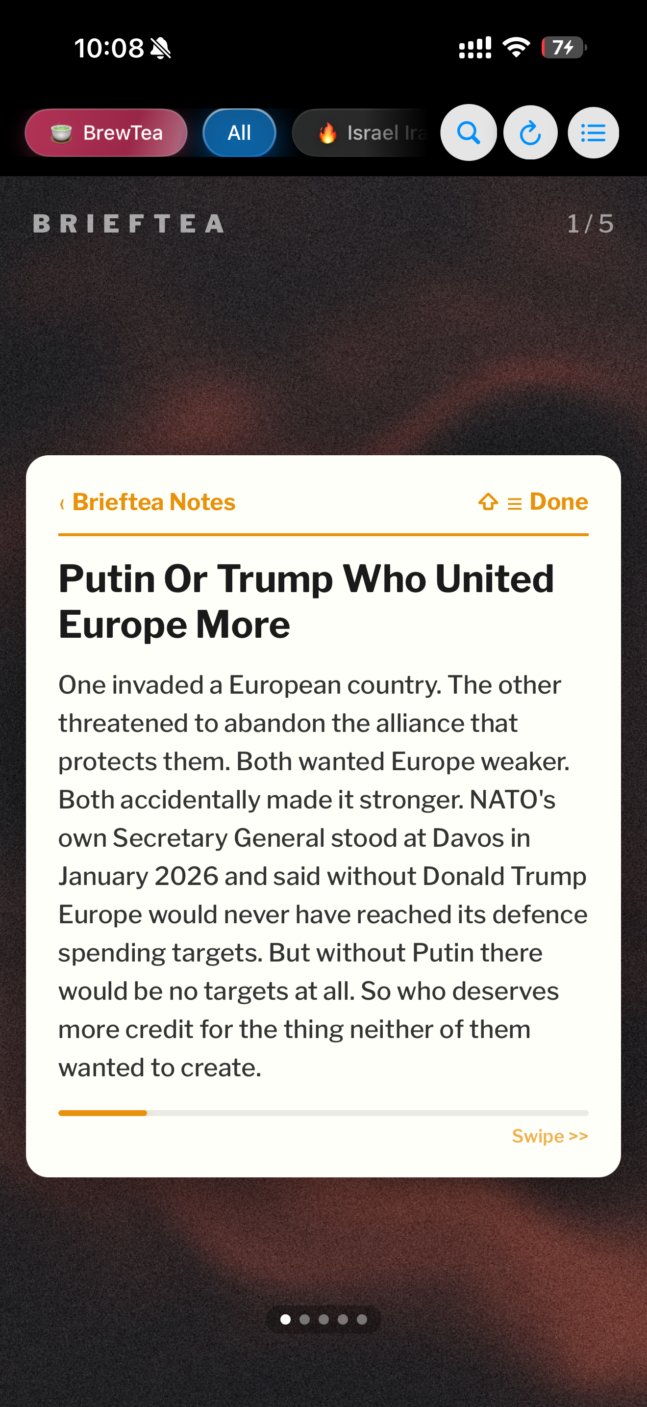 BriefTea - BrewTea Stories