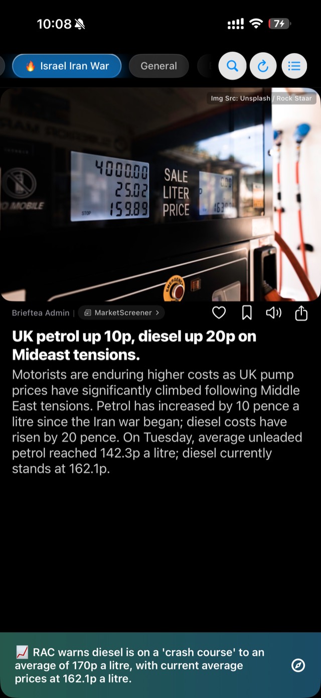 BriefTea, UK News