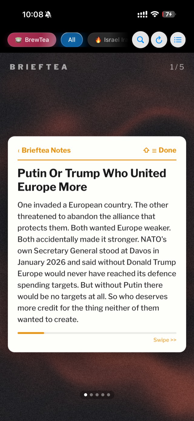 BriefTea, BrewTea Stories